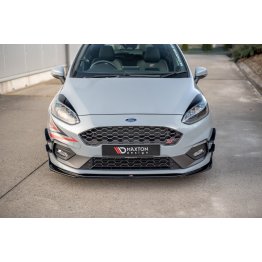 Накладка сплиттер на передний бампер на Ford Fiesta VIII ST